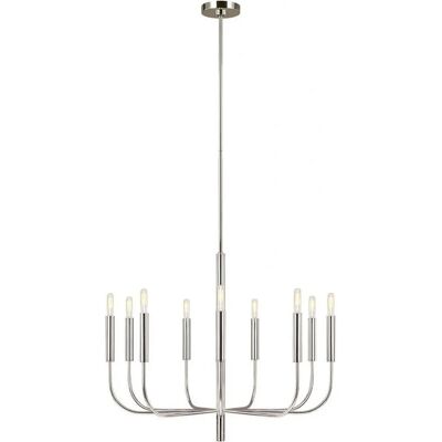 Elstead Lighting Brianna 9-Licht-Deckenleuchte - Polierter Nickel Elstead Lighting Brianna 9-Licht-Deckenleuchte - Polierter Nickel