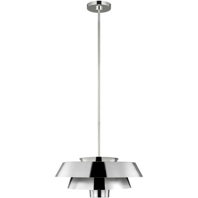 Feiss Brisbin Polierter Nickel Deckenpendel - Deckenleuchte Feiss Brisbin Polierter Nickel Deckenpendel - Deckenleuchte
