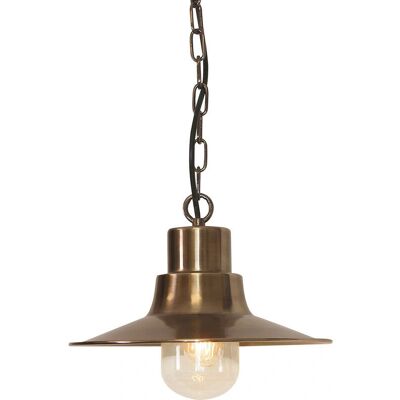 Netlighting Sheldon Lanterna da Soffitto Esterno in Ottone - IP44 E27 Netlighting Sheldon Lanterna da Soffitto Esterno in Ottone - IP44 E27