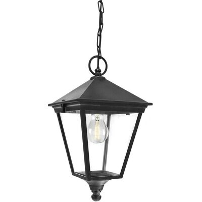 Elstead Lighting Turin Outdoor Chain Lantern - E27 - Black - Outdoor Chain Lantern Elstead Lighting Turin Outdoor Chain Lantern - E27 - Black - Outdoor Chain Lantern