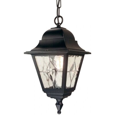 Lanterne de plafond extérieure Norfolk Elstead IP43 - Noir/Verre Lanterne de plafond extérieure Norfolk Elstead IP43 - Noir/Verre