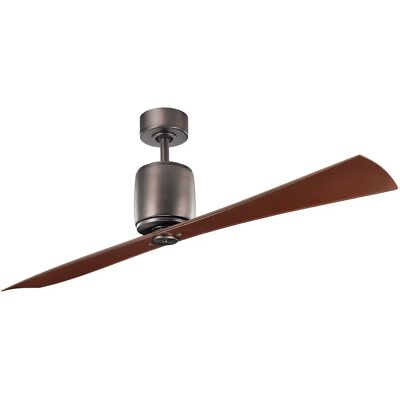 Elstead Lighting Ferron 152cm Deckenventilator - Ölgebürstete Bronze, Fernbedienung Elstead Lighting Ferron 152cm Deckenventilator - Ölgebürstete Bronze, Fernbedienung