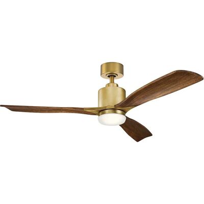 Kichler Ridley II 132cm Laiton Cerise - Publicité Kichler Ridley II 132cm Laiton Cerise - Publicité