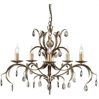 Lampadario Lily di Elstead Lighting - 5 luci Lampadario Lily di Elstead Lighting - 5 luci