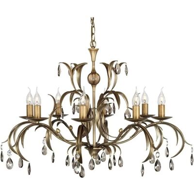 Luce a 8 fiamme Elstead Lighting Lily - Design classico in bronzo Luce a 8 fiamme Elstead Lighting Lily - Design classico in bronzo