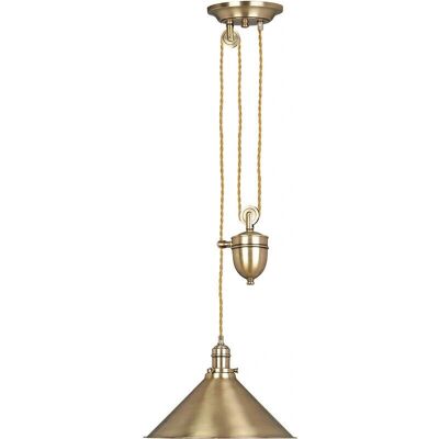 Elstead Provence Hängeleuchte - Deckenlampe, Antik Messing, 1 Glühbirne Elstead Provence Hängeleuchte - Deckenlampe, Antik Messing, 1 Glühbirne