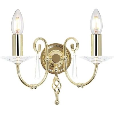 Elstead Lighting Aegean 2 Light Indoor Candle Wall Light - Wandlampe Elstead Lighting Aegean 2 Light Indoor Candle Wall Light - Wandlampe