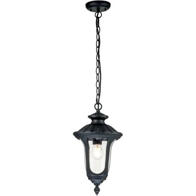 Elstead Chicago Textured Black Hängeleuchte - Außen IP44 Elstead Chicago Textured Black Hängeleuchte - Außen IP44
