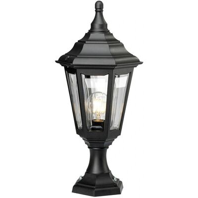 Elstead Kinsale Outdoor Pedestal Lantern - Coastal, Impact Resistant Elstead Kinsale Outdoor Pedestal Lantern - Coastal, Impact Resistant