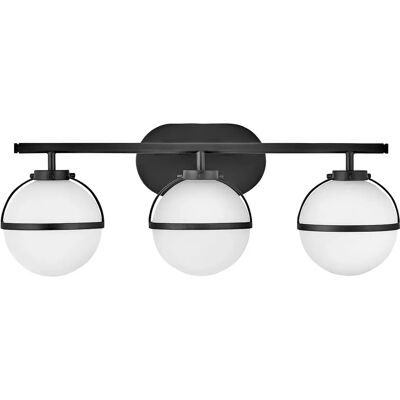 Hinkley Hollis 3-Licht Badezimmer Wandlampe - Art Deco Stil Hinkley Hollis 3-Licht Badezimmer Wandlampe - Art Deco Stil