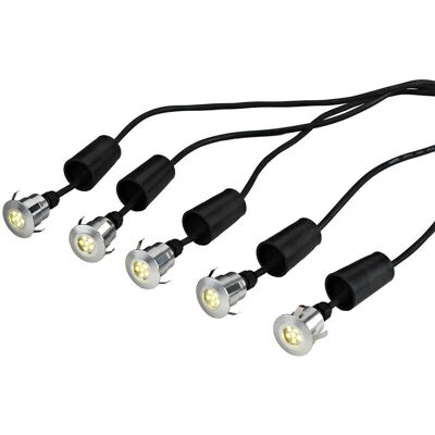 Netlighting Derwent 5 x Deck Gartenleuchte - IP54, 6m Kabel, 12V Netlighting Derwent 5 x Deck Gartenleuchte - IP54, 6m Kabel, 12V