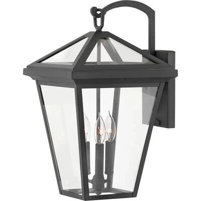 Hinkley Alford Place Outdoor Wall Light - Black - 3 Bulbs Hinkley Alford Place Outdoor Wall Light - Black - 3 Bulbs