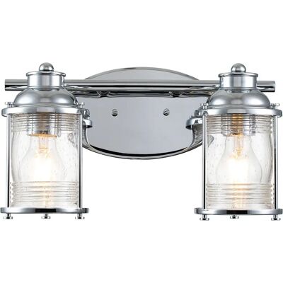 Kichler Ashland Bay 2 Licht Badezimmer Wandlampe - Wandleuchte Kichler Ashland Bay 2 Licht Badezimmer Wandlampe - Wandleuchte