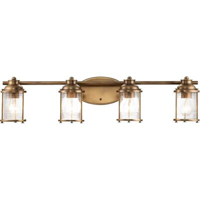 Kichler Ashland Bay 4 Light Bathroom Wall Fitting - Nautical Style Kichler Ashland Bay 4 Light Bathroom Wall Fitting - Nautical Style