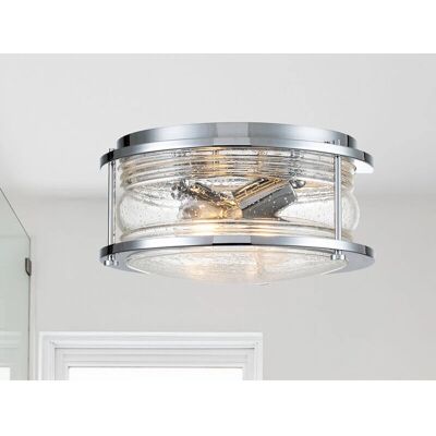 Quintiesse Ashland Bay 2-Licht Badezimmer Deckenleuchte - Deckenleuchte Quintiesse Ashland Bay 2-Licht Badezimmer Deckenleuchte - Deckenleuchte