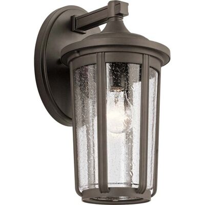 Kichler Fairfield Außenwandleuchte - Aluminium, Klare Mattglas Kichler Fairfield Außenwandleuchte - Aluminium, Klare Mattglas