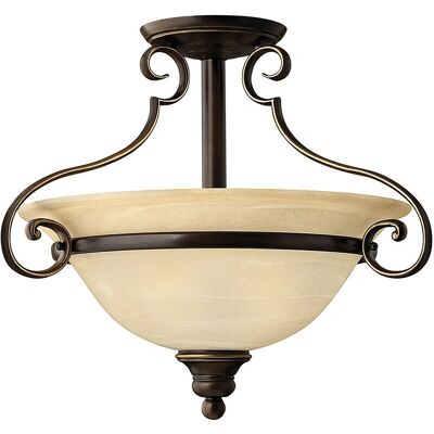 Lampada da soffitto Cello a 2 luci in Ottone Antico Lampada da soffitto Cello a 2 luci in Ottone Antico