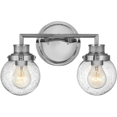 Hinkley Poppy Wall Lamp - Bathroom Wall Light - Polished Chrome - IP44 Hinkley Poppy Wall Lamp - Bathroom Wall Light - Polished Chrome - IP44