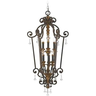 Lampadario Quoizel Marquette 6 luci Lampadario Quoizel Marquette 6 luci
