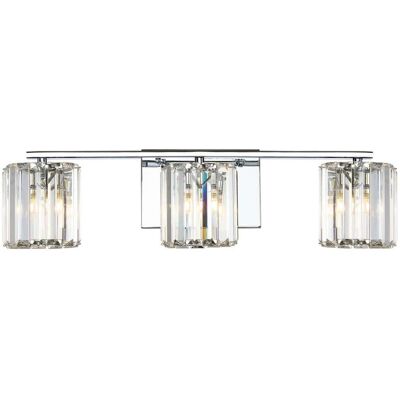 Quoizel Divine 3-Licht Badezimmer Wandleuchte - Kristall, Chrom, G9 Quoizel Divine 3-Licht Badezimmer Wandleuchte - Kristall, Chrom, G9