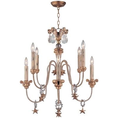 Lustra Mignon di Netlighting - Oro e Argento Lustra Mignon di Netlighting - Oro e Argento