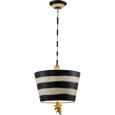 Elstead South Beach Schwarze Creme E27 Pendelleuchte Elstead South Beach Schwarze Creme E27 Pendelleuchte
