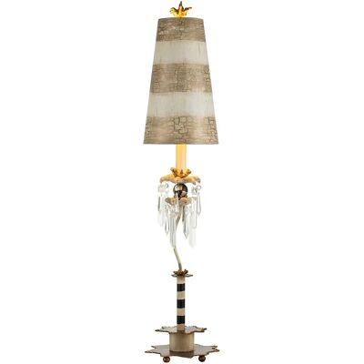 Elstead Lighting Birdland 1 Licht Tischlampe Schwarz, Gold, Creme - Tischlampe Elstead Lighting Birdland 1 Licht Tischlampe Schwarz, Gold, Creme - Tischlampe