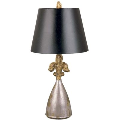 Elstead Rodrigue Silber Schwarz Gold Tischleuchte - Tischlampe Elstead Rodrigue Silber Schwarz Gold Tischleuchte - Tischlampe
