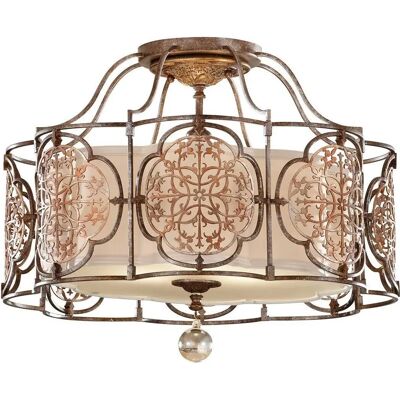 Netlighting Marcella 3 Licht Semi-Flush Deckenleuchte - Deckenleuchte Netlighting Marcella 3 Licht Semi-Flush Deckenleuchte - Deckenleuchte