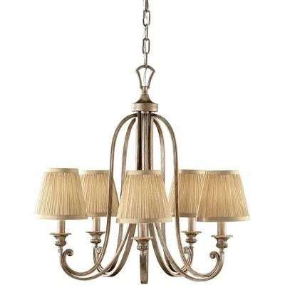 Feiss Abbey 5 Faretti a Bracci Multipli - Lampadario Feiss Abbey 5 Faretti a Bracci Multipli - Lampadario