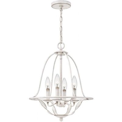 Quoizel Bradbury Mehrarmiger Kronleuchter - Antique White Quoizel Bradbury Mehrarmiger Kronleuchter - Antique White