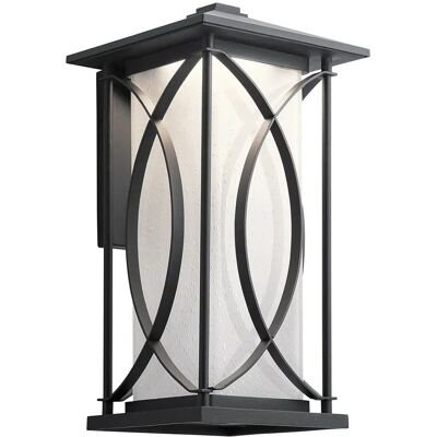 Kichler Ashbern Outdoor Wall Lantern - Black IP44 Kichler Ashbern Outdoor Wall Lantern - Black IP44