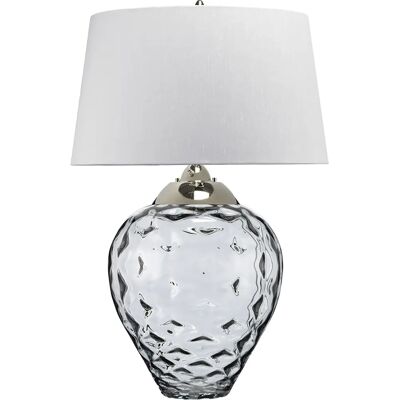 Lampada da Tavolo Grande Samara di Quintiesse Vetro Affumicato - Lampada Lampada da Tavolo Grande Samara di Quintiesse Vetro Affumicato - Lampada