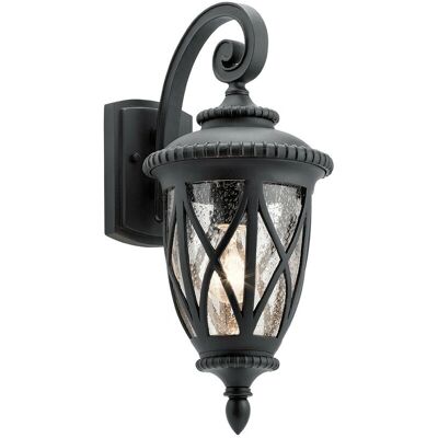 Kichler Admirals Cove Zewnętrzna Lampa Ścienna - E27, Teksturowana Czarna, IP44 Kichler Admirals Cove Zewnętrzna Lampa Ścienna - E27, Teksturowana Czarna, IP44