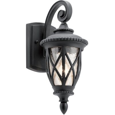 Kichler Admirals Cove Zewnętrzna Lampa Ścienna - Teksturowany czarny - E27 - Lampa ścienna Kichler Admirals Cove Zewnętrzna Lampa Ścienna - Teksturowany czarny - E27 - Lampa ścienna