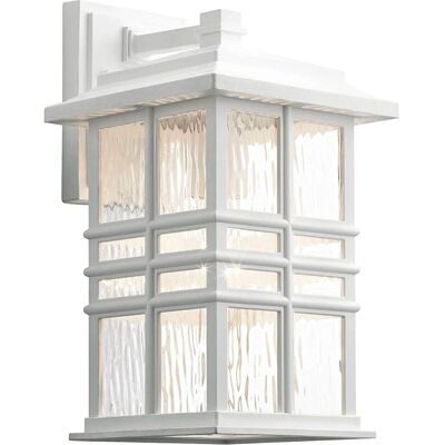 Kichler Beacon Square Lampe Murale Extérieure Blanche - Applique - Publicité Kichler Beacon Square Lampe Murale Extérieure Blanche - Applique - Publicité