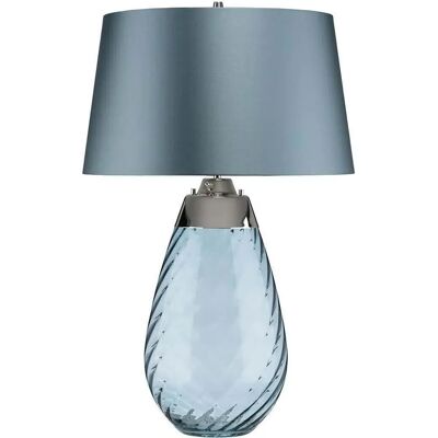 Elstead Lighting Lena 2 Light Große Blaue Tischlampe - Tischlampe Elstead Lighting Lena 2 Light Große Blaue Tischlampe - Tischlampe