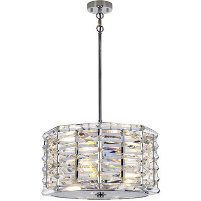 Elstead Lighting Shoal 4 Lichter Pendelleuchte - Kristall, Stahl, Polierter Nickel Elstead Lighting Shoal 4 Lichter Pendelleuchte - Kristall, Stahl, Polierter Nickel
