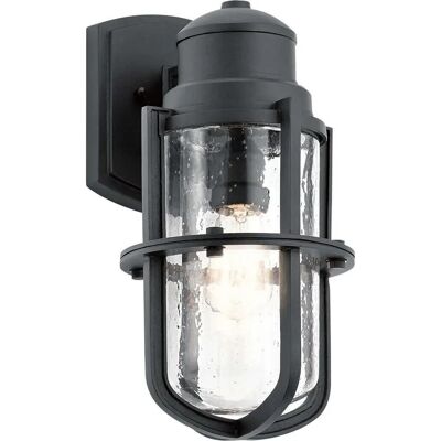 Kichler Suri Zewnętrzna Lampa Ścienna - Czarna Teksturowana - IP44 Kichler Suri Zewnętrzna Lampa Ścienna - Czarna Teksturowana - IP44