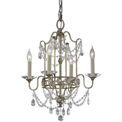 Lampadario in Cristallo Gianna di Feiss - Design Italiano Elegante - 4 Lampadine Lampadario in Cristallo Gianna di Feiss - Design Italiano Elegante - 4 Lampadine