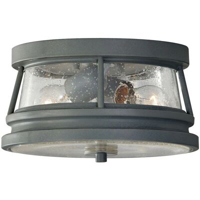 Netlighting Chelsea Harbor 2 Light Außen Deckenleuchte - Storm Cloud IP44 E27 Netlighting Chelsea Harbor 2 Light Außen Deckenleuchte - Storm Cloud IP44 E27