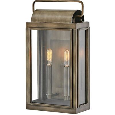 Hinkley Sag Harbor Außenwandleuchte - Burnished Bronze, Klarglas, IP44 Hinkley Sag Harbor Außenwandleuchte - Burnished Bronze, Klarglas, IP44
