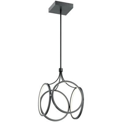 Kichler Ciri Integrierte LED Pendelleuchte - Matt Schwarz - Deckenleuchte Kichler Ciri Integrierte LED Pendelleuchte - Matt Schwarz - Deckenleuchte