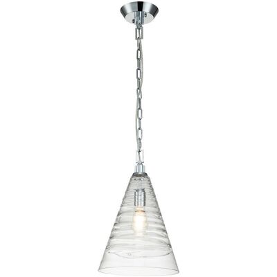 Feiss Elmore Pendelleuchte in Poliertem Chrom - Deckenlampe Feiss Elmore Pendelleuchte in Poliertem Chrom - Deckenlampe