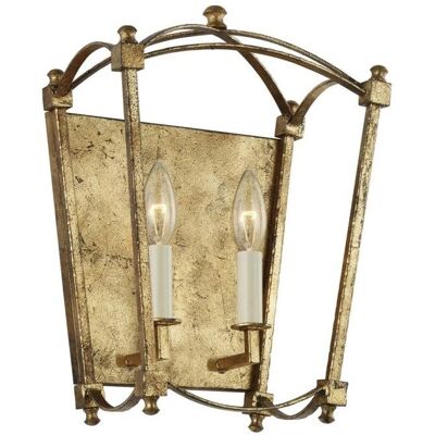 Feiss Thayer Wandlampe in Antik Gold - Wandleuchte Feiss Thayer Wandlampe in Antik Gold - Wandleuchte