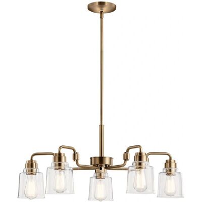 Kichler Aivian Mehrarm-Pendelleuchte Wettered Brass - Kronleuchter Kichler Aivian Mehrarm-Pendelleuchte Wettered Brass - Kronleuchter