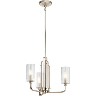 Kichler Kimrose Polierte Nickel Art Deco Deckenleuchte Kichler Kimrose Polierte Nickel Art Deco Deckenleuchte