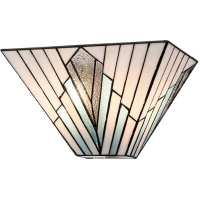 Elstead Lighting Alderley Wandleuchte Uplight 2-Light Bronze E14 Tiffany mehrfarbig Elstead Lighting Alderley Wandleuchte Uplight 2-Light Bronze E14 Tiffany mehrfarbig