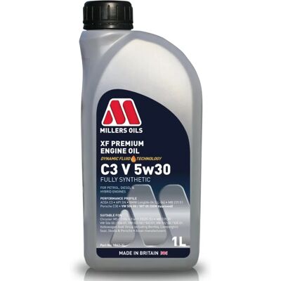 Millers Oils Xf Premium C3 V 5W-30 - Engine Oil Millers Oils Xf Premium C3 V 5W-30 - Engine Oil
