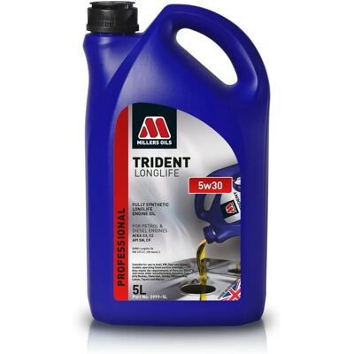 Millers Oils Trident C3 5W-30 Engine Oil Millers Oils Trident C3 5W-30 Engine Oil